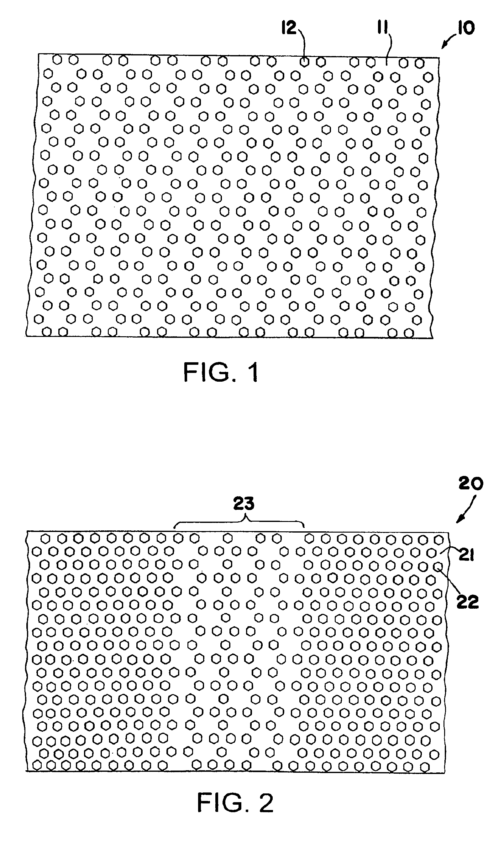 Pattern coated adhesive article