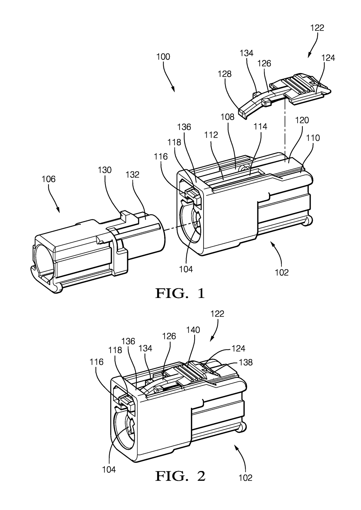 Connector system with low profile connector position assurance device