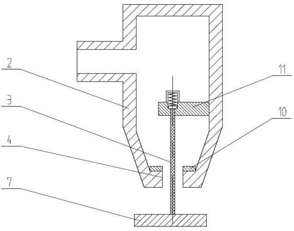 A jet electrodeposition nozzle and its method for manufacturing seamless metal pipe