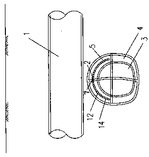 Subsidence control system and method for tube curtain construction of existing shield tunnel under short distance