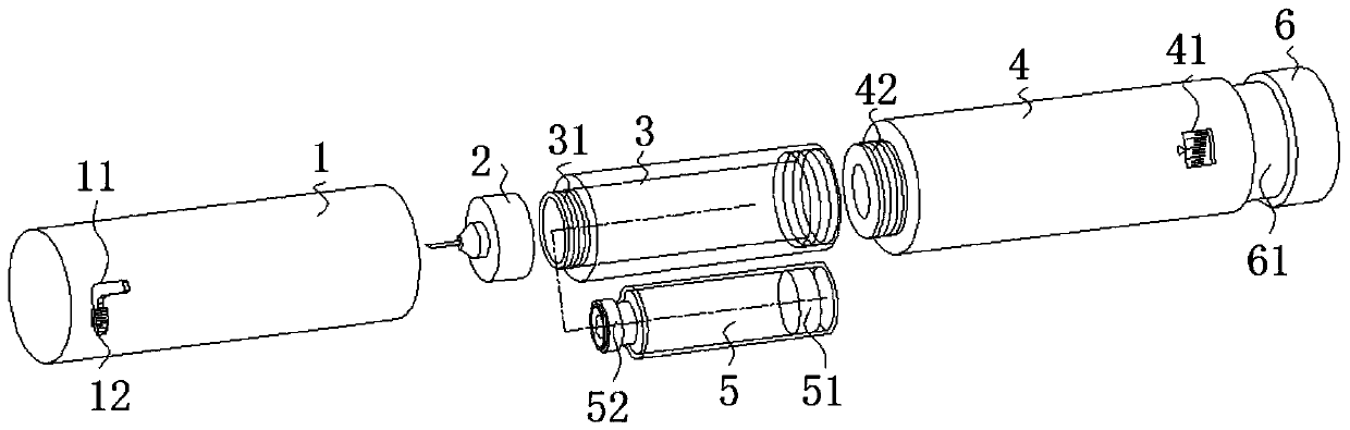 Disposable adjustable injection device for insulin injection