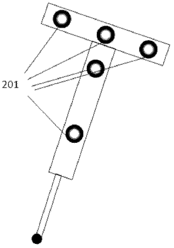 Plane structured light and light pen-based precise three-dimensional measurement method for complex part