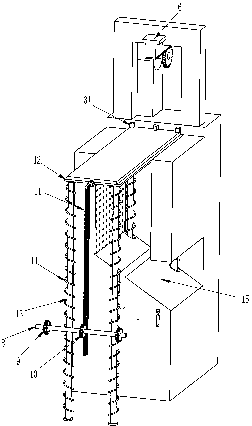 Automatic smearing device for blood smear manufacturing