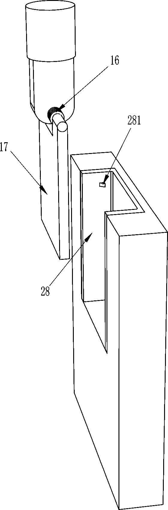 Automatic smearing device for blood smear manufacturing