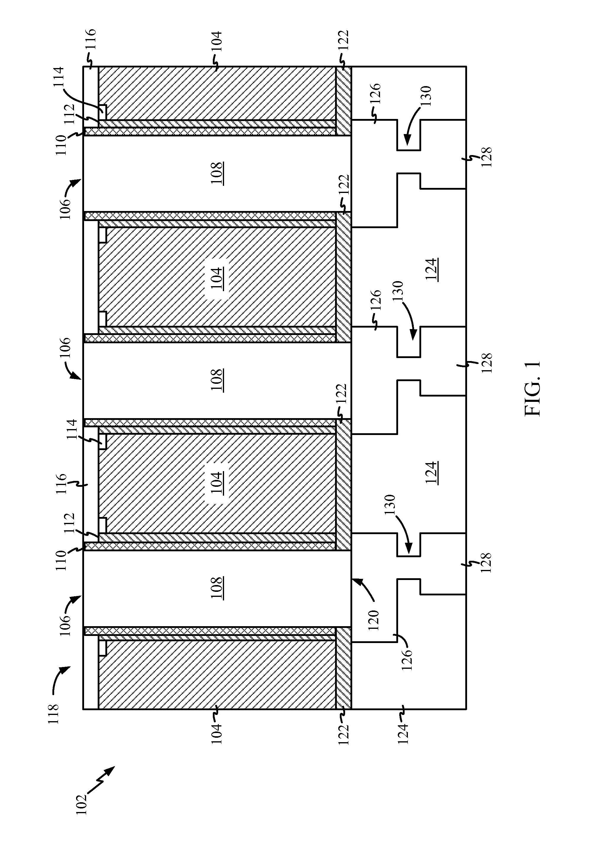 Via Structure Integrated in Electronic Substrate