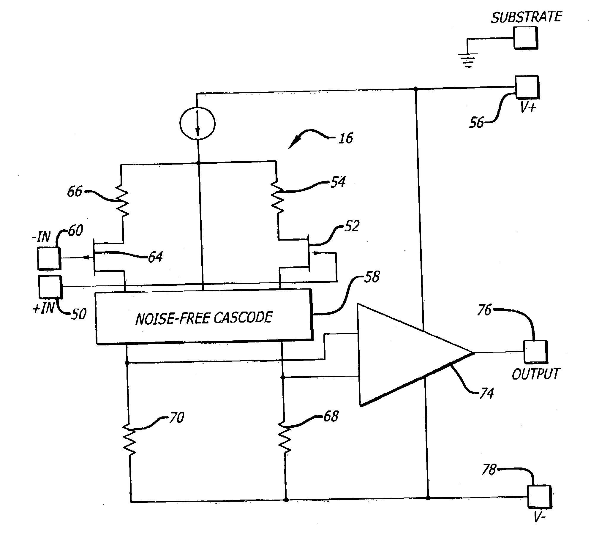 Amplified system for determining parameters of a patient