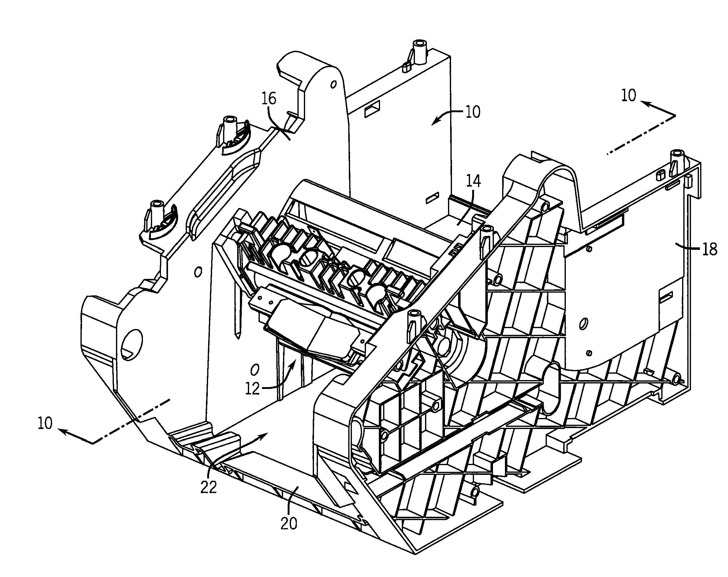 Label dispensing device and method