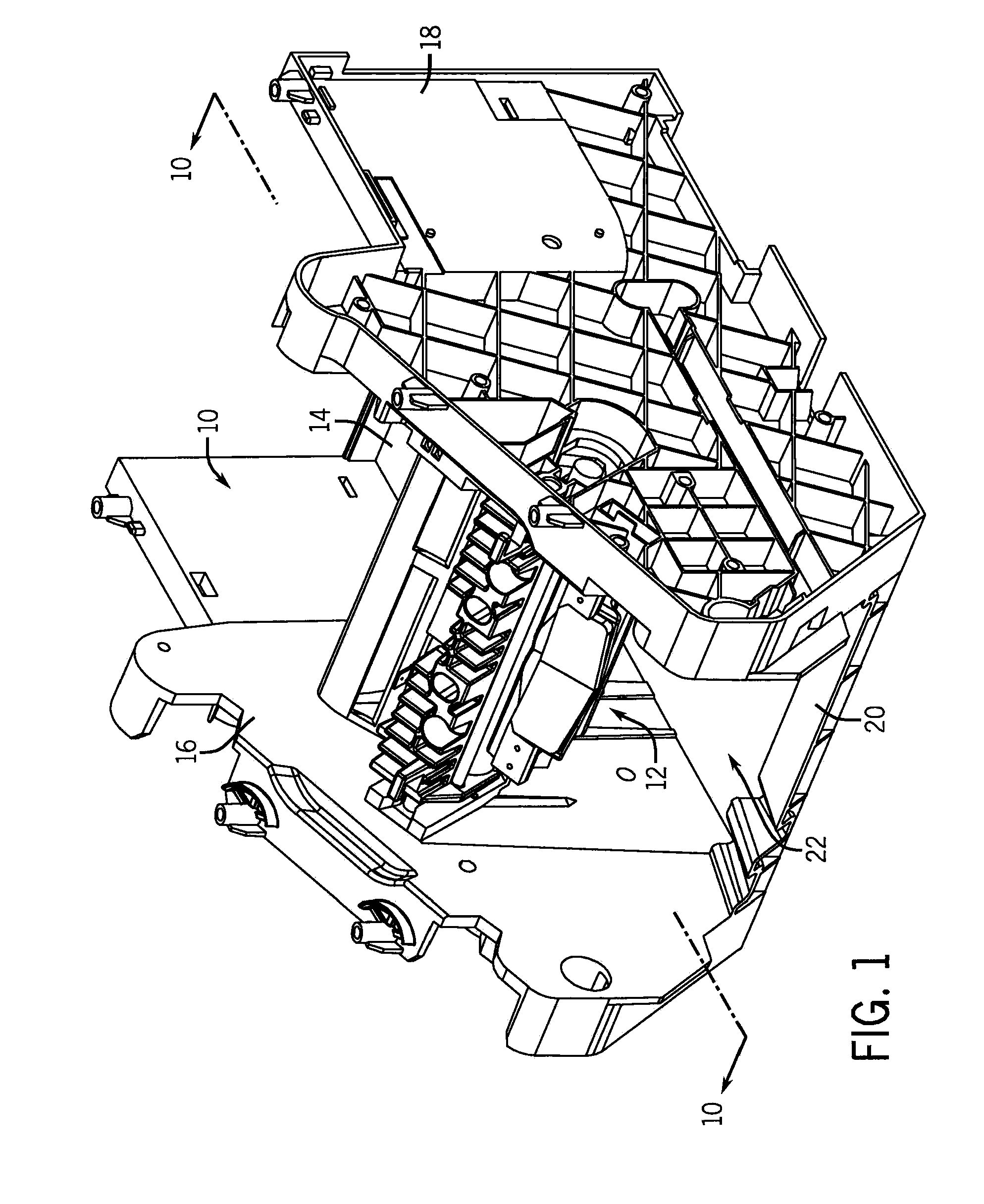 Label dispensing device and method