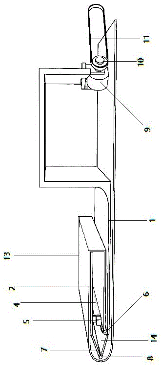 Sewing clamp for cloth edge folding