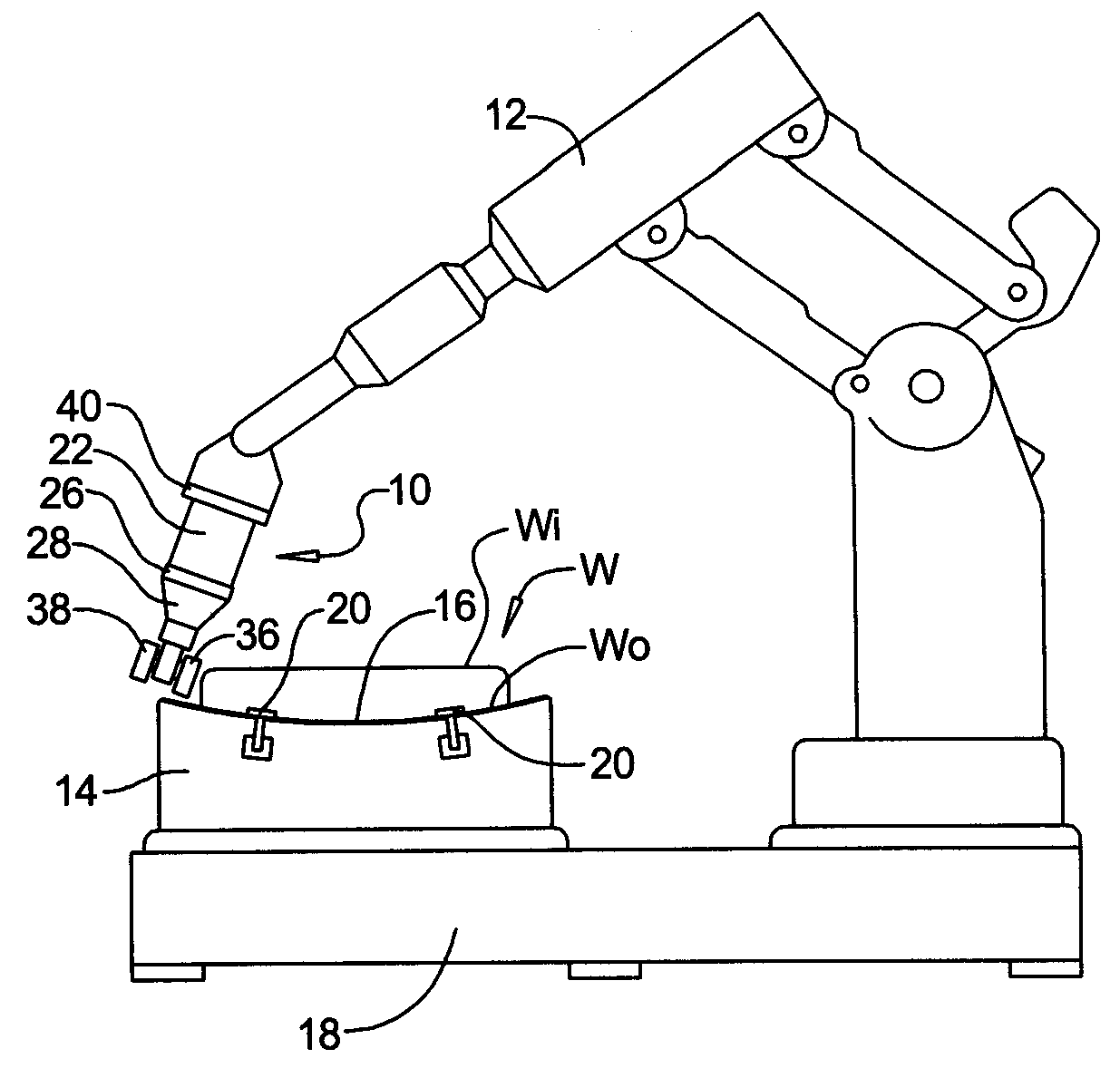 Vertical air compliant hemming head