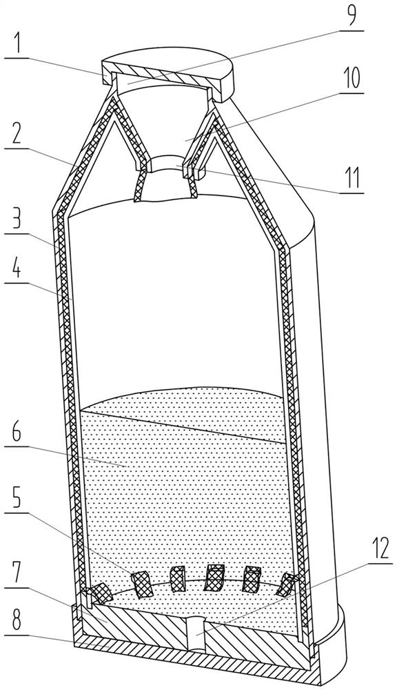 Wasp trapping device