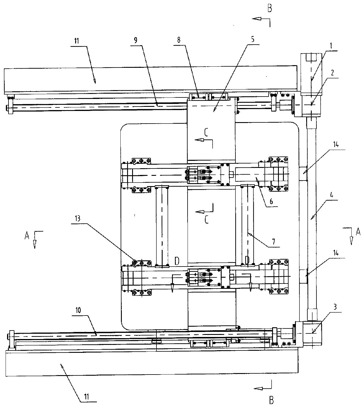 Mechanism capable of realizing automatic door opening and closing and applying pressing force
