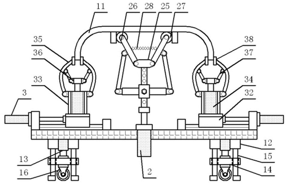 Tooling for processing intelligent carbon skateboard with multi-point limit clamping and its application method