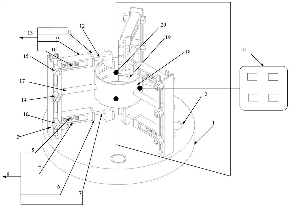 Discontinuous rotor shrinkage fit assembling device