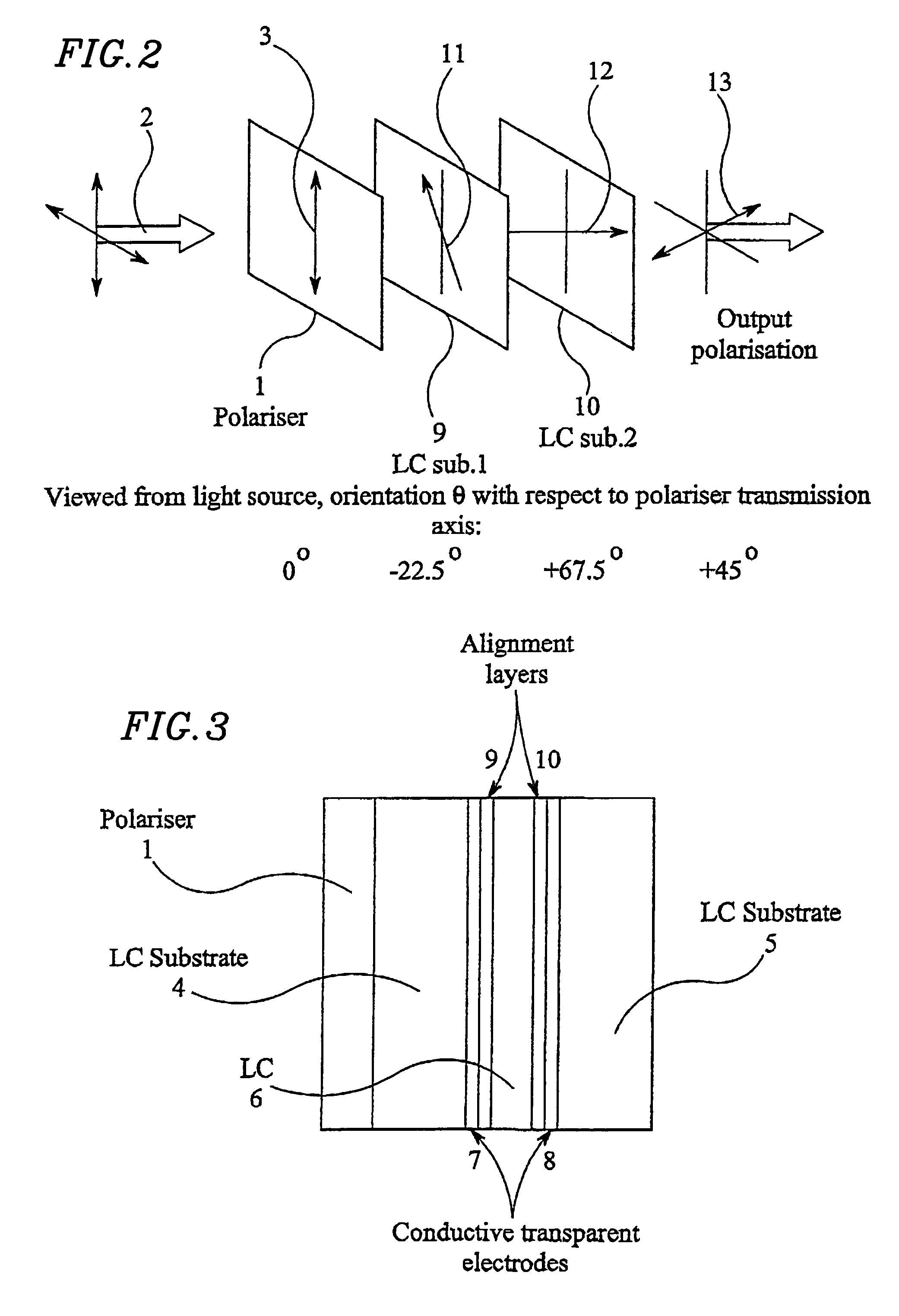Polarization rotator, parallax barrier, display and optical modulator