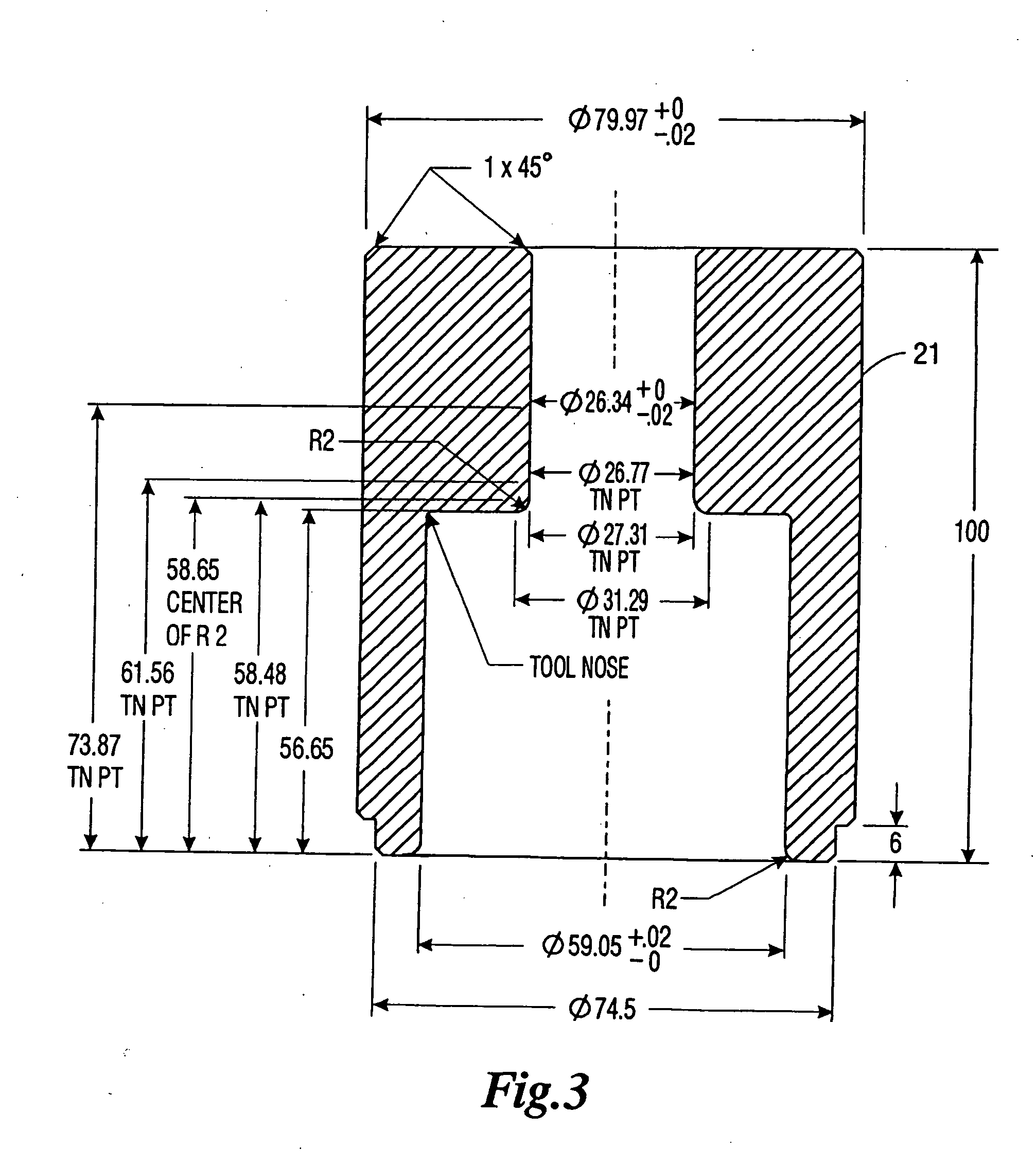 Method of manufacturing an aluminum receptacle with threaded outsert