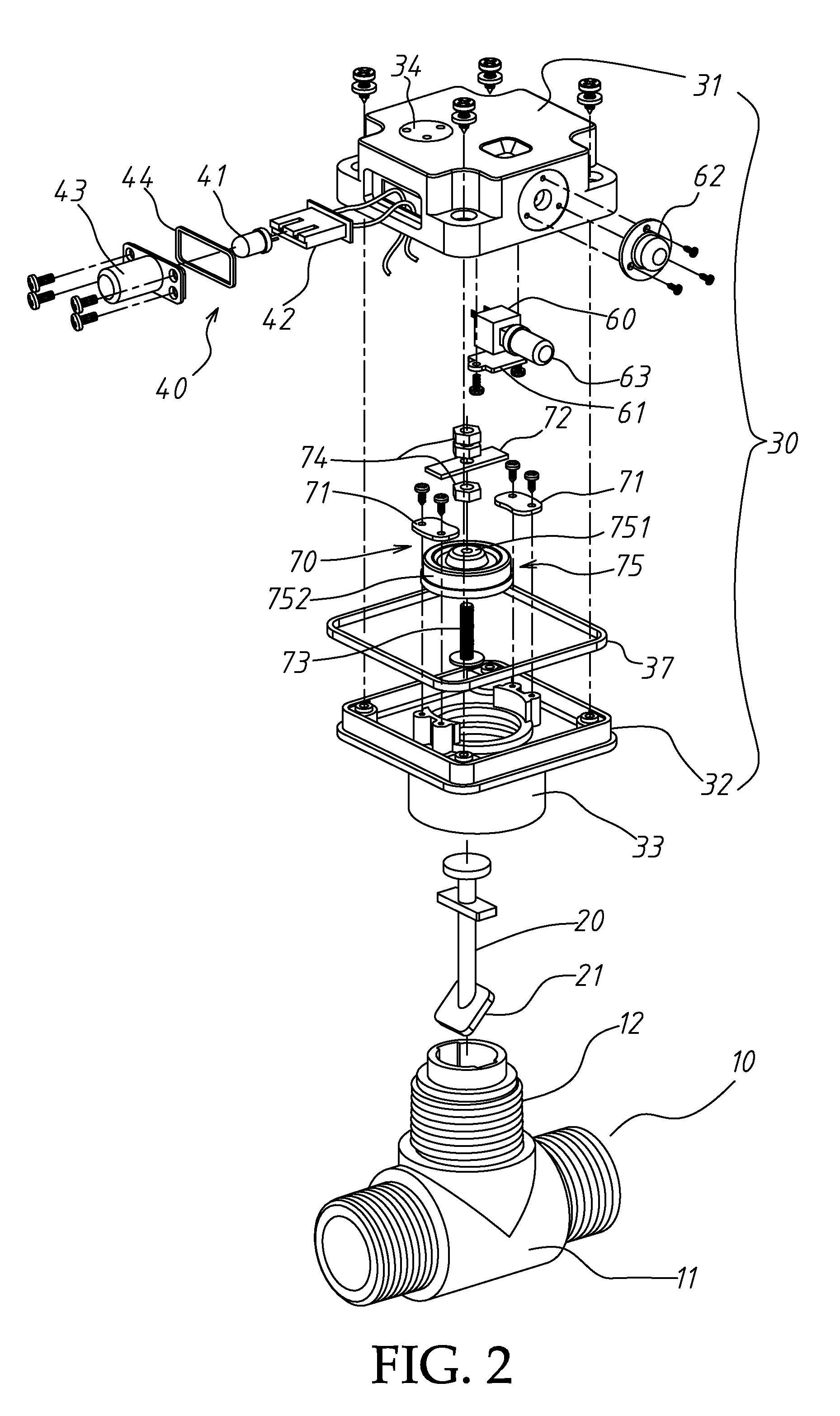 Flow indicator for showing blocking of filter cotton