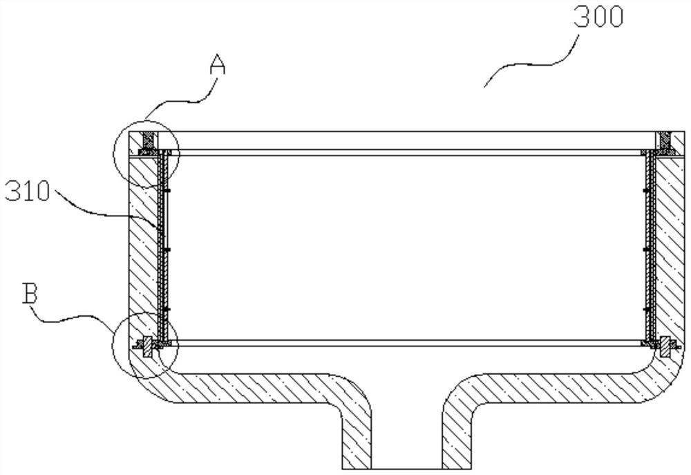 A sink for washing kitchen dishes