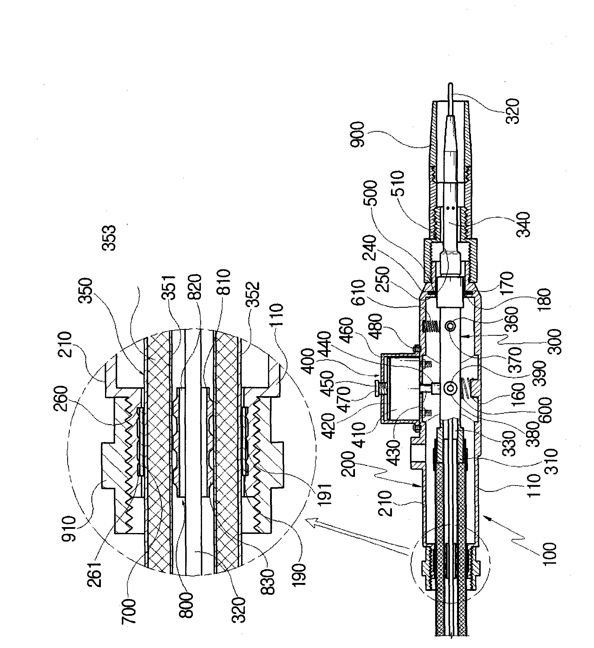 Weaving torch device for auto wellding