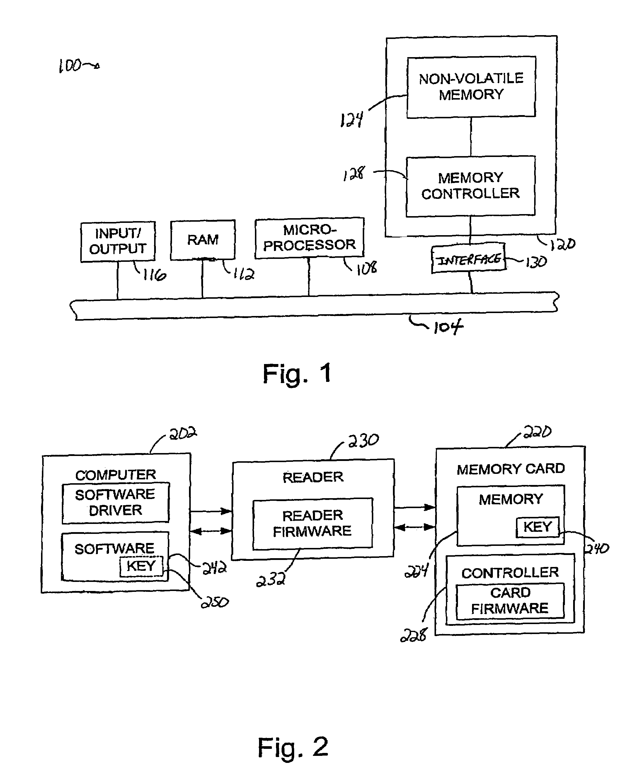 Implementation of storing secret information in data storage reader products