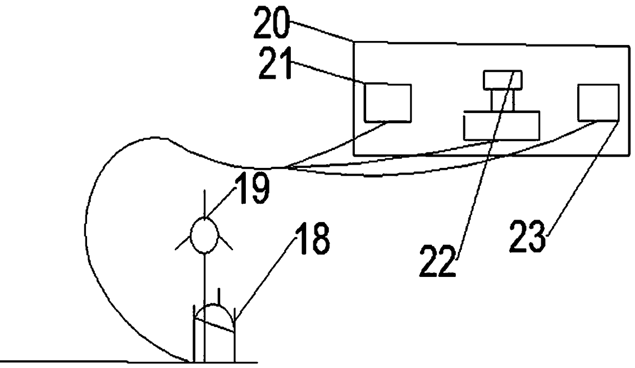 Intelligent stirring-smashing-type sewer dredging device