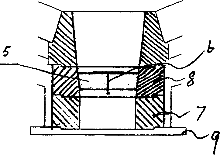 Thermal state method for restoring branch pipe orifice of blast furnace bustle pipe