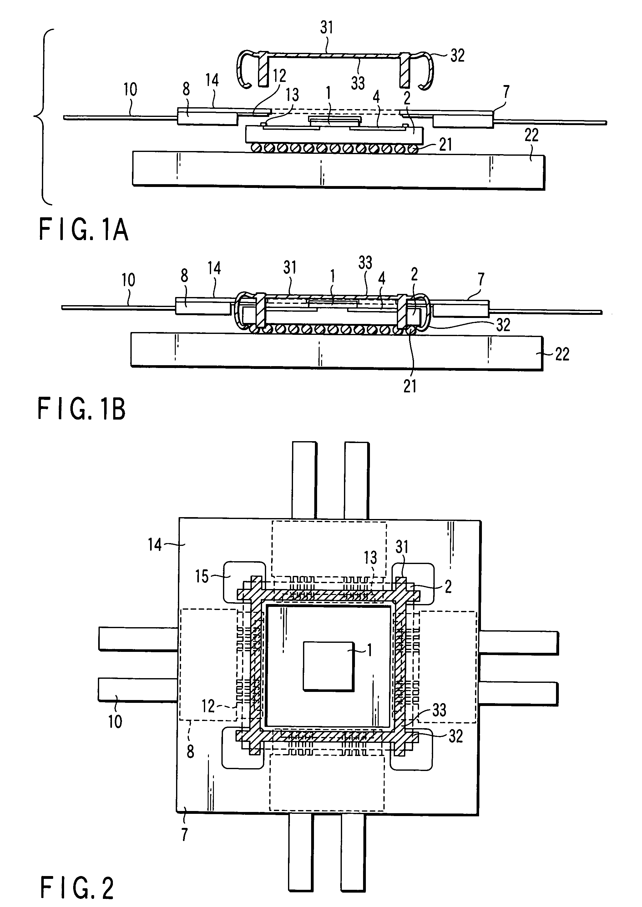 LSI package equipped with interface module, interface module and connection holding mechanism
