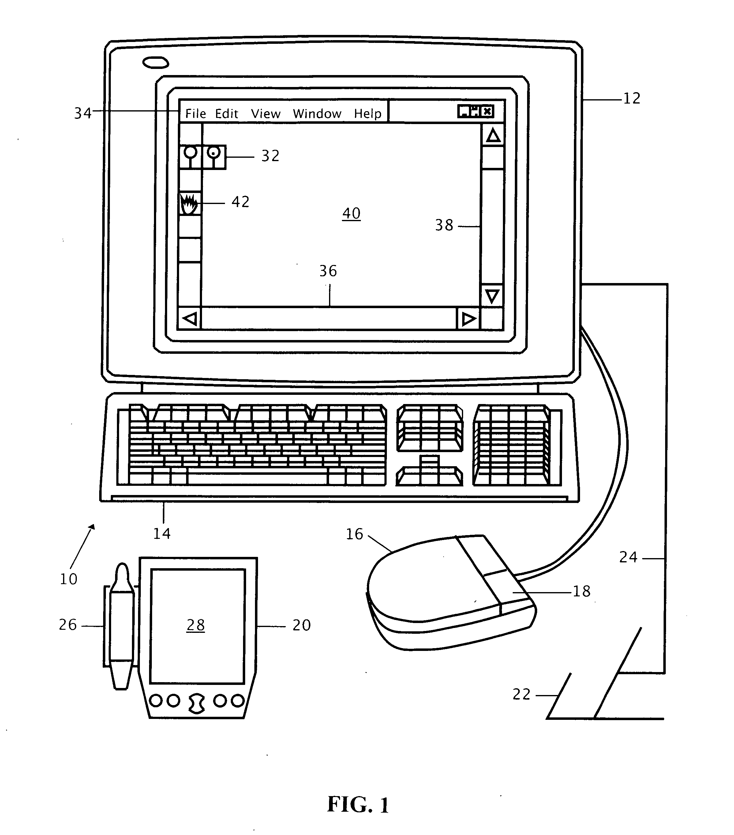 Motion detection and tracking system to control navigation and display of portable displays including on-chip gesture detection