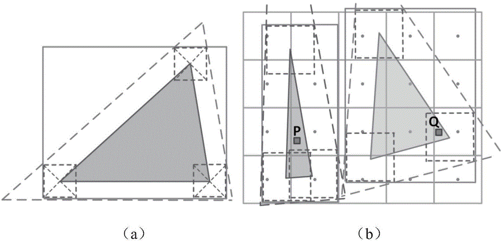 Geometric shadow map method for triangle reconstruction