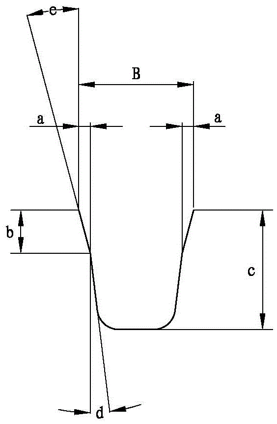 Tread pattern structure of radial tire