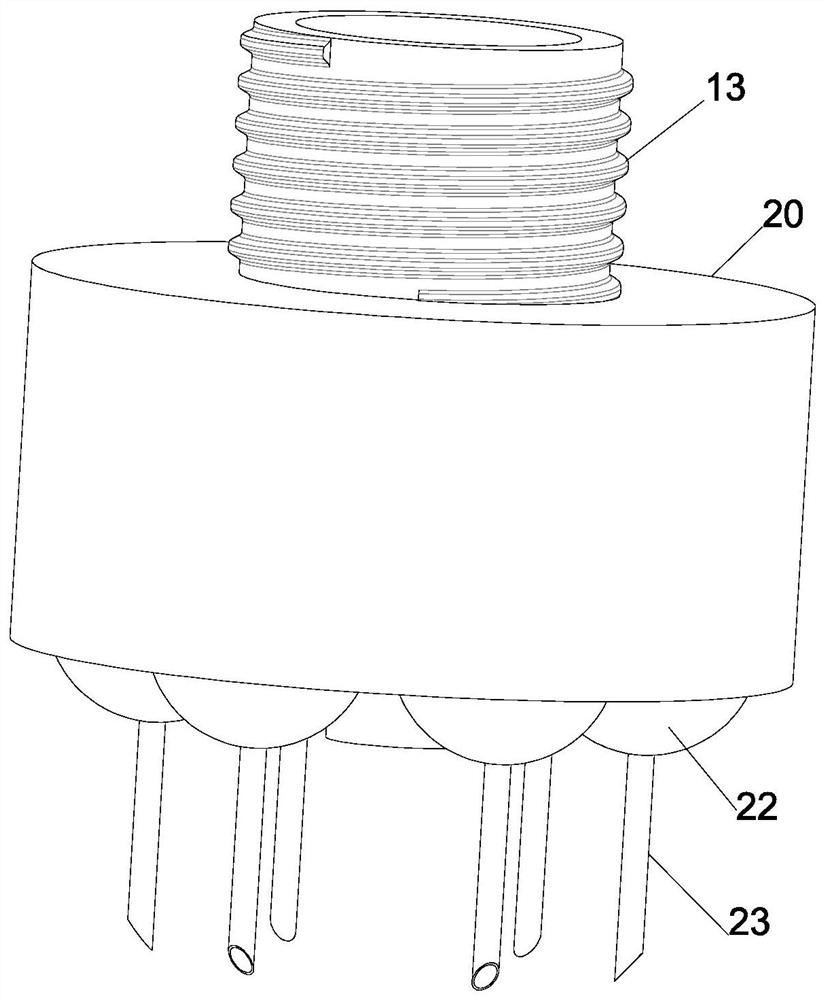 Synchronous massage type anesthesia apparatus for anesthesiology department