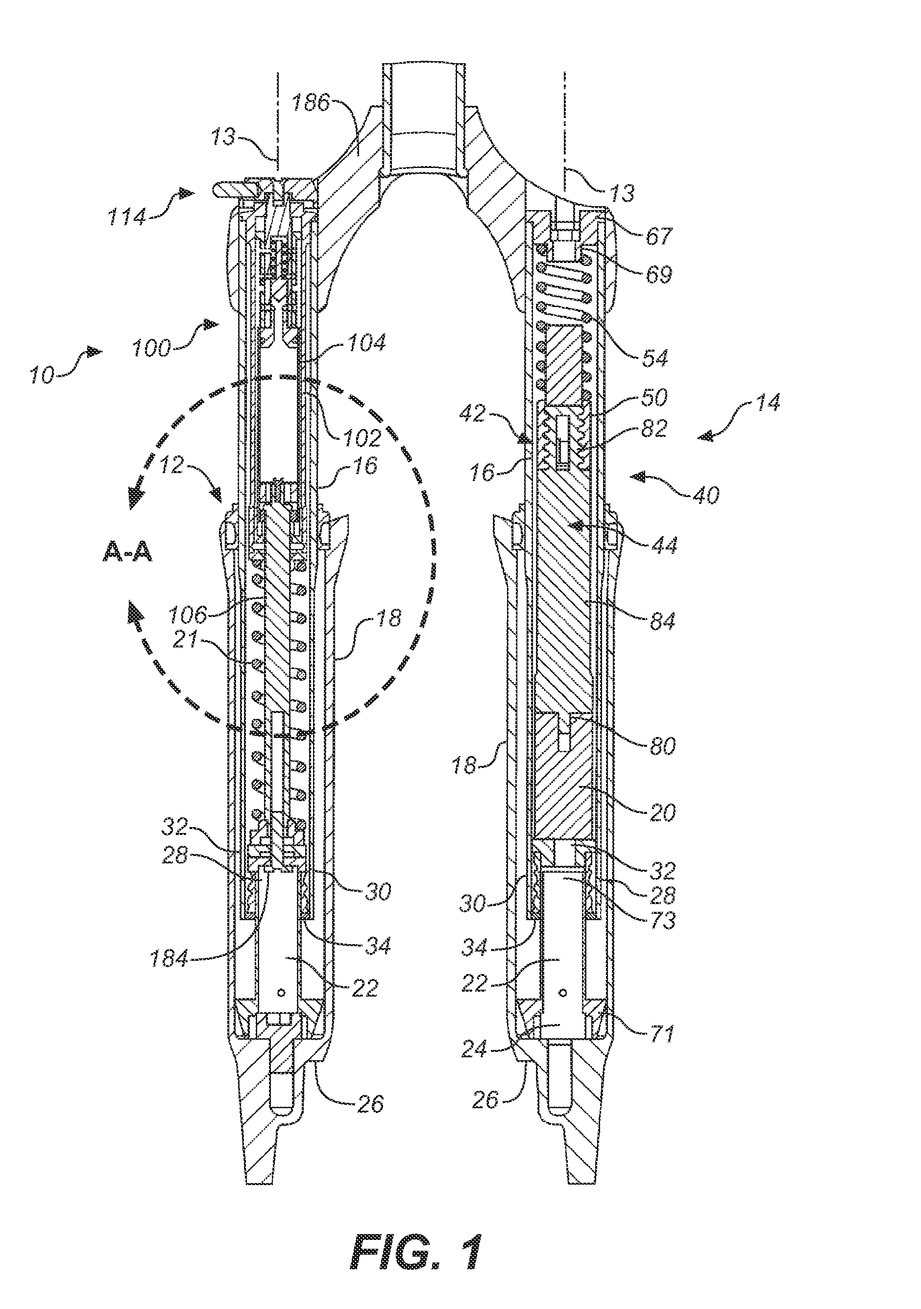 Methods and apparatus for suspension lock out and signal generation