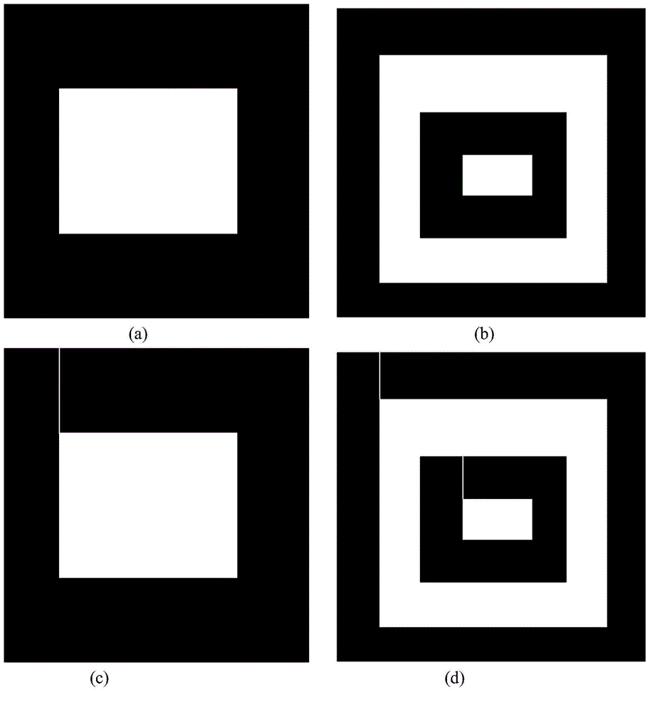 Method for converting layout image into CIF file based on image edge detection