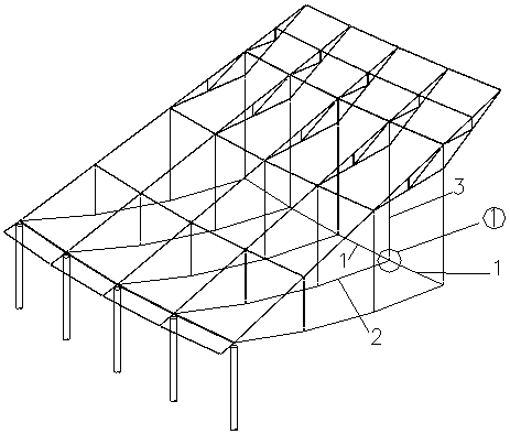 Design method of initial prestress state of spoke type cable bearing grid steel structure