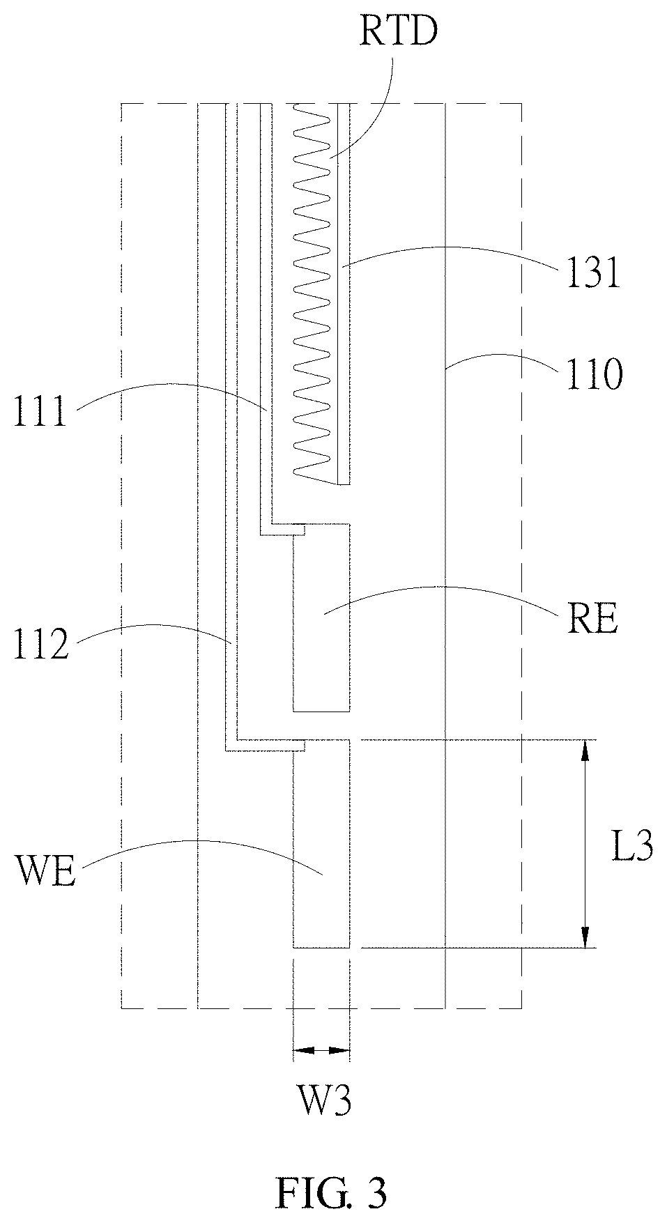 Miniaturized sensing probe and manufacturing method thereof