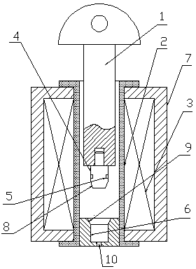 Structure of electromagnet