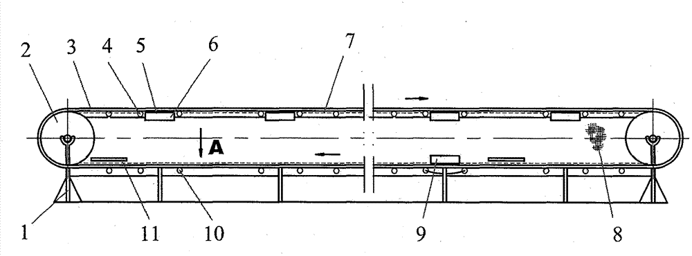 Direct driving type belt conveyer