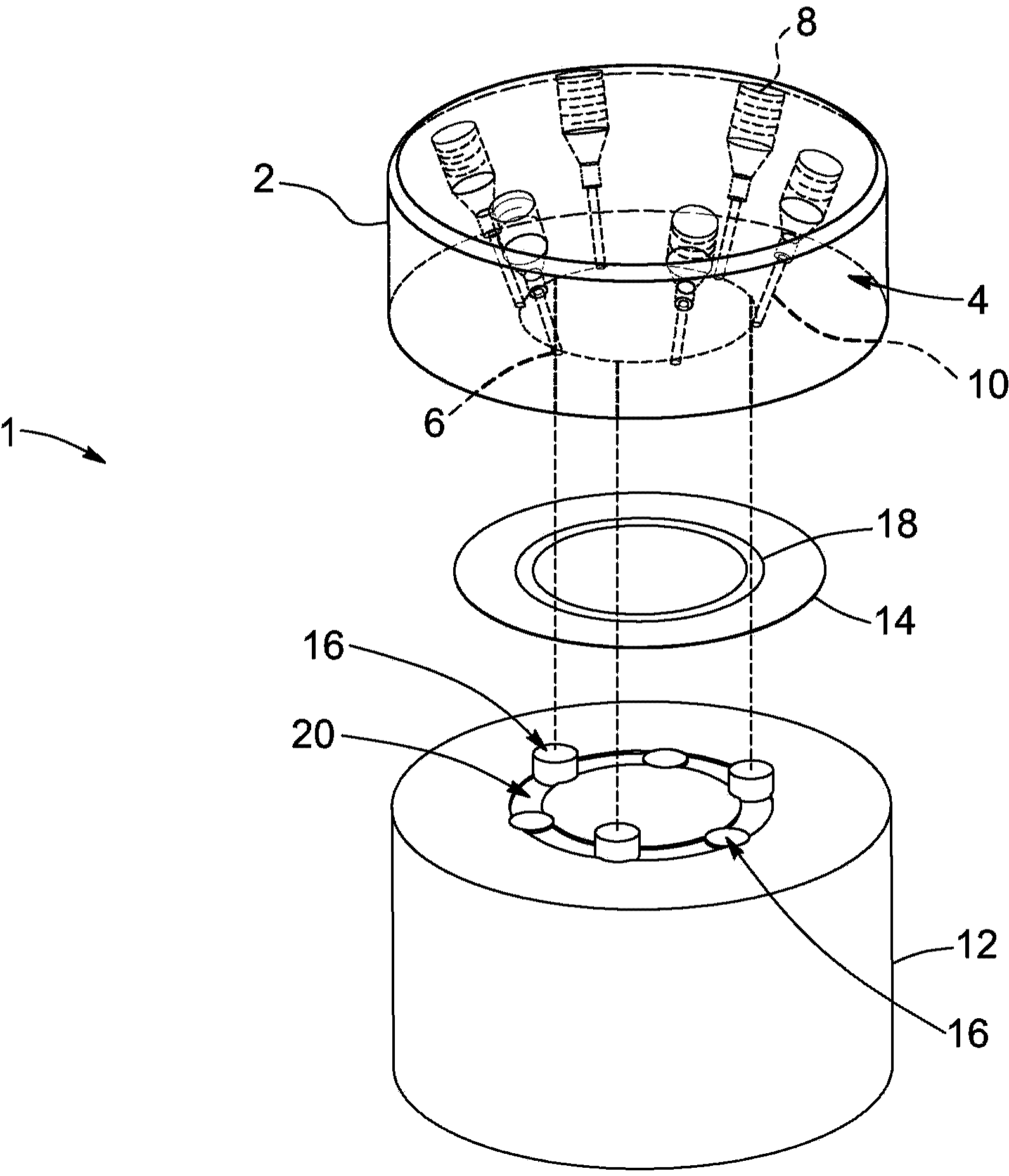 Diaphragm-sealed valve with improved actuator design