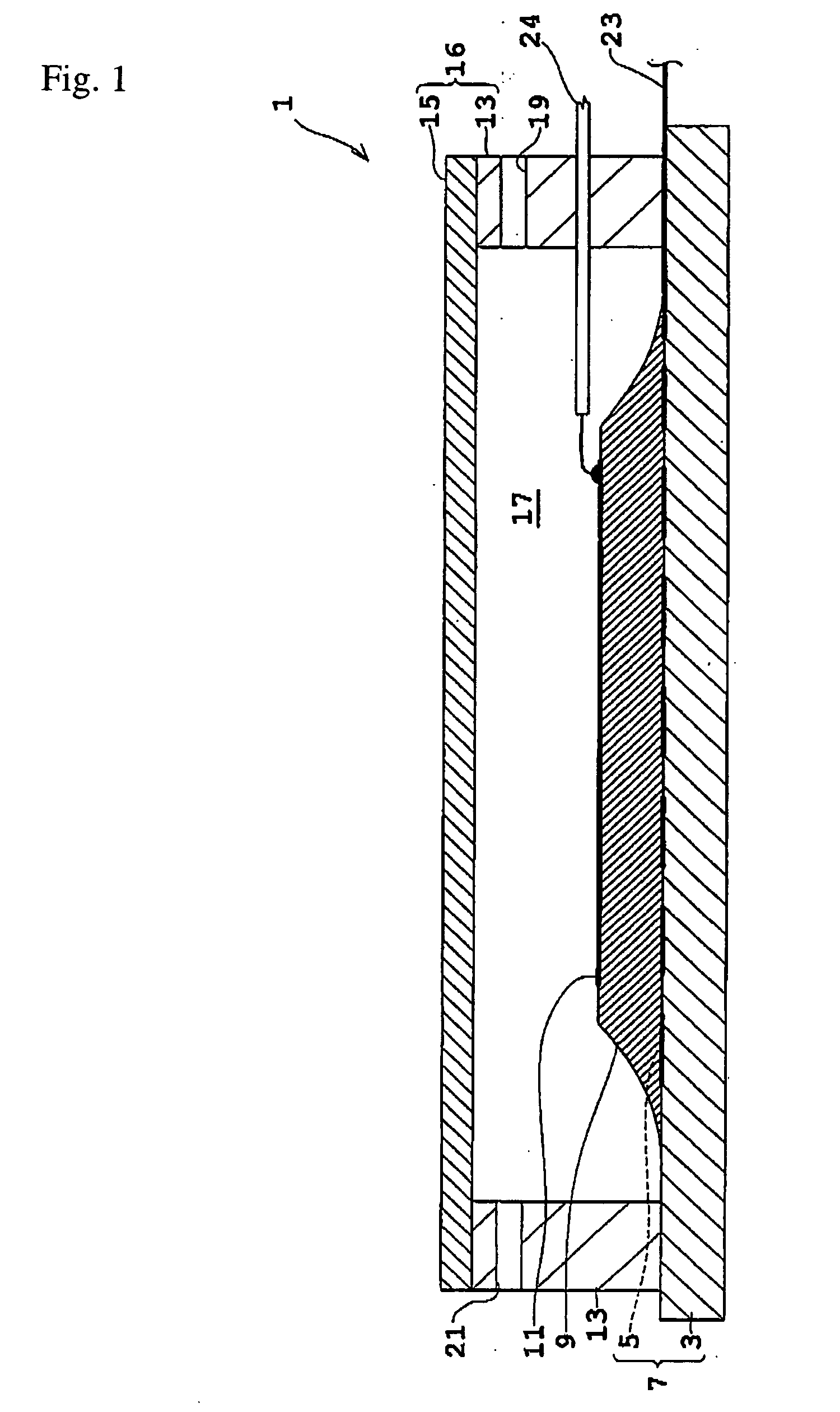 Process for producing a flat panel radiation detector and a flat panel radiation detector