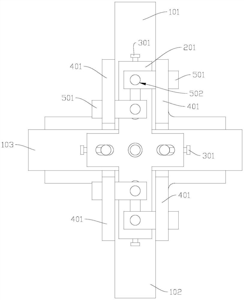 Building structure reinforcing connection structure and construction method