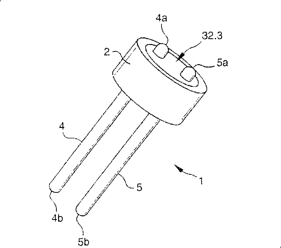 A glass-metal feedthrough, a method of fabricating it, and an electro-pyrotechnic initiator including it