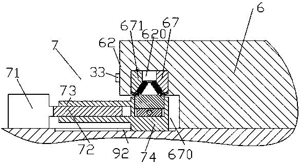 A biaxially adjustable processing workbench structure