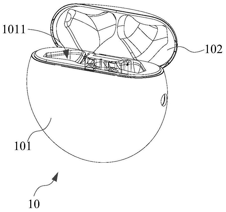 Rotating shaft assembly and storage box