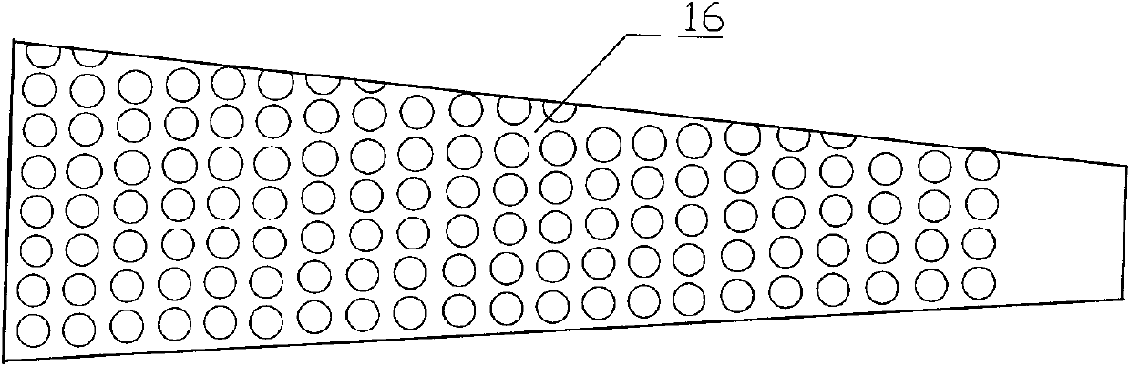 Classified dust collecting device of tablets