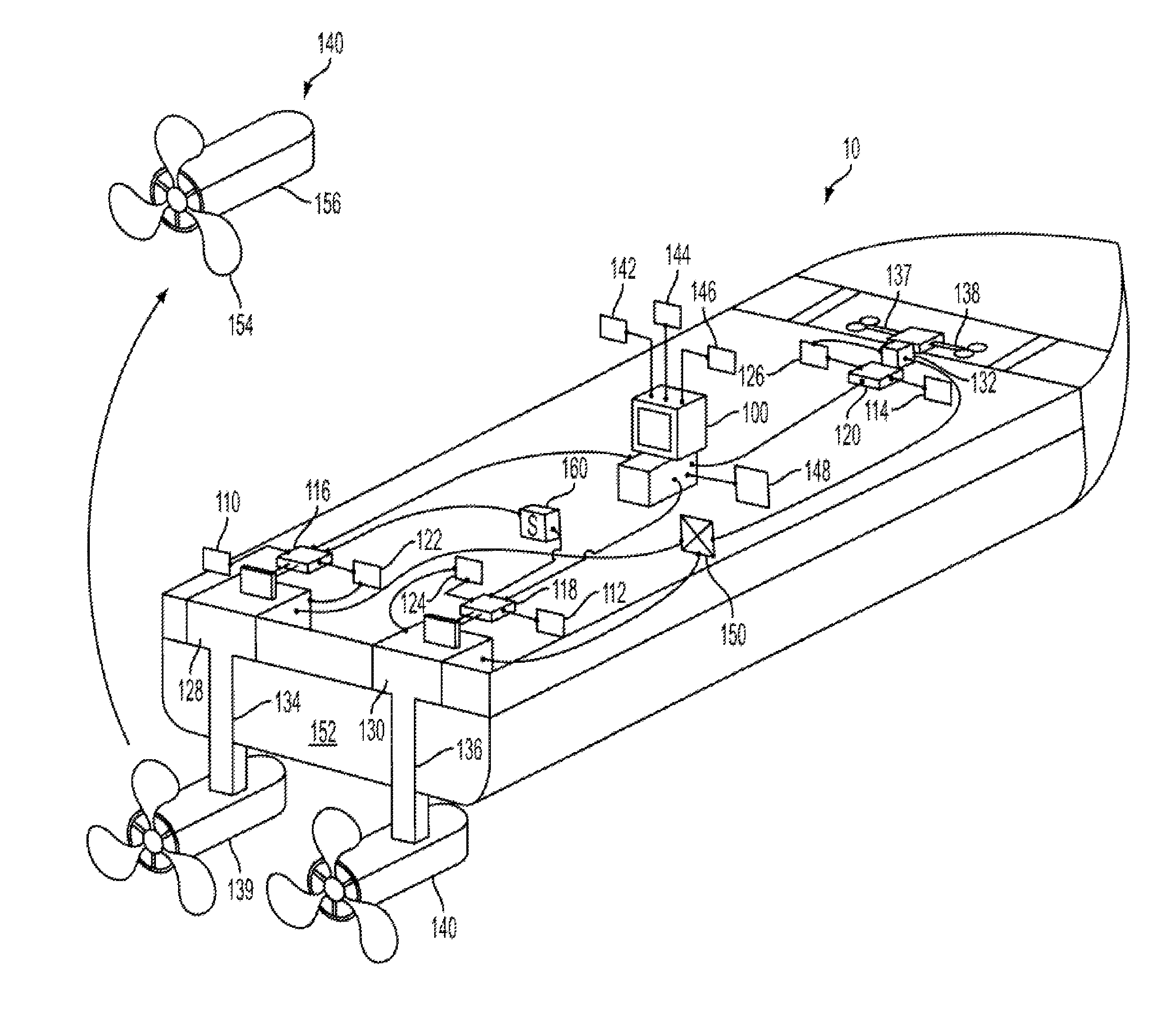 System and method for dynamic energy recovery in marine propulsion