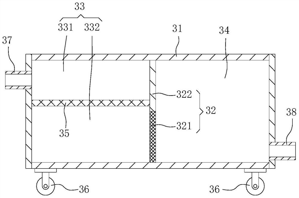 Siphon reverse slope drainage system and drainage method