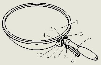 Labor-saving tossing pot and working method