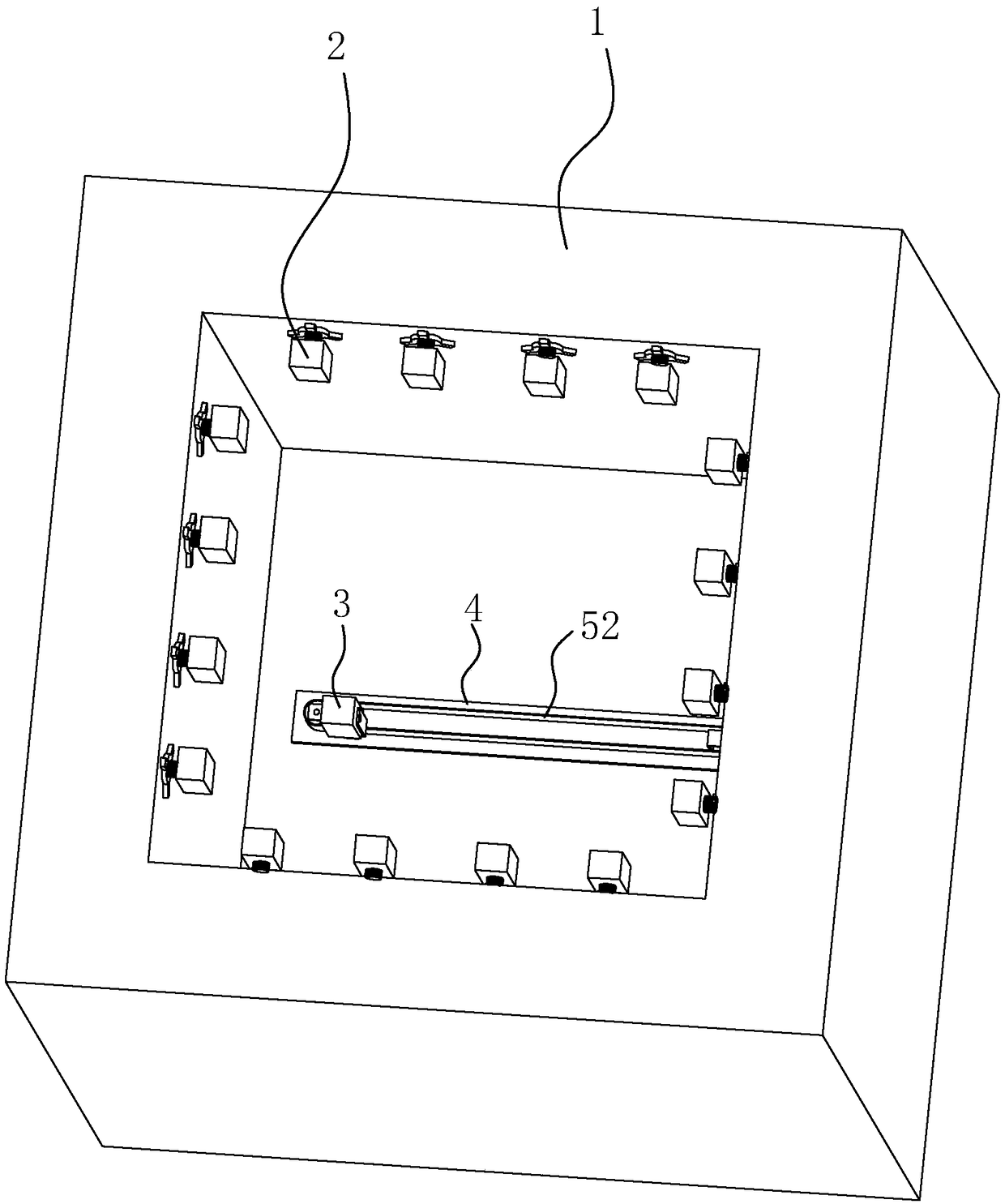 Automatic foundation pit displacement monitoring system