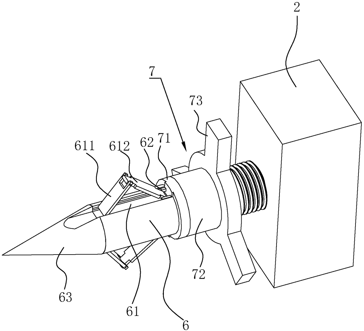 Automatic foundation pit displacement monitoring system