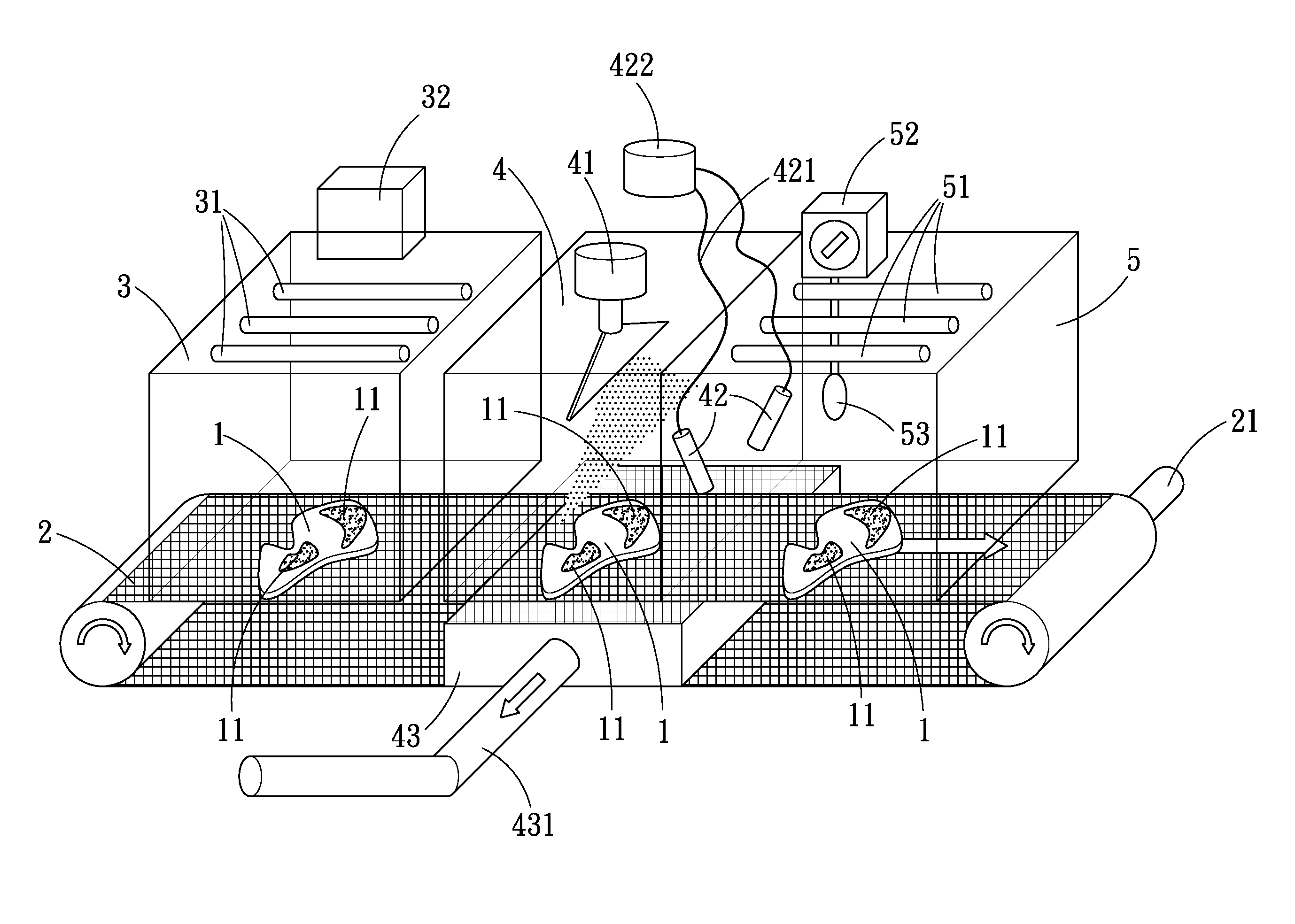 Method For Applying Hot Melt Adhesive Powder Onto A Shoe Or Sole Part